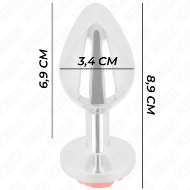 Plug Anale in Acciaio con Rosa Rossa – Eleganza e Sicurezza